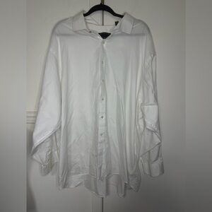 Sean John Off-White Tailored Fit Shirt Big size 20